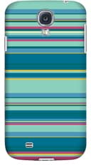 Поликарбонатов кейс за Samsung Galaxy S4 i9500 - Krusell PrintCover Green Stripe