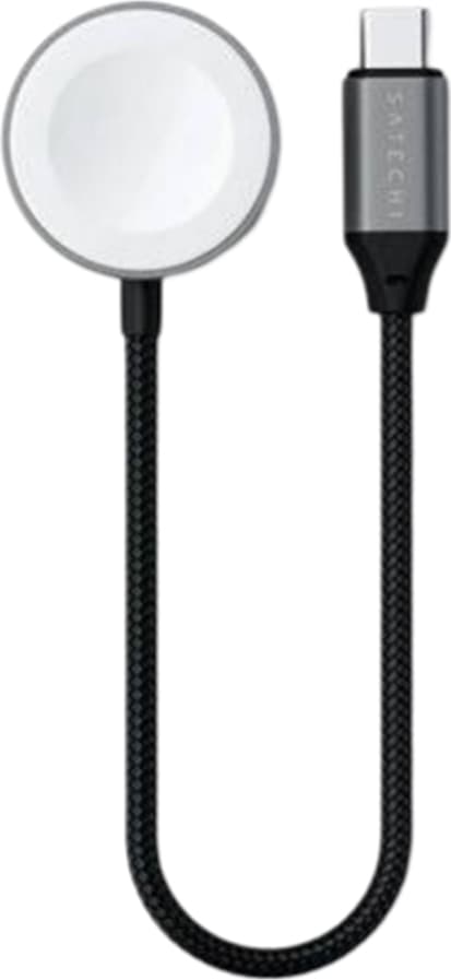 Satechi USB-C Magnetic Fast Charging Cable for Apple Watch - USB-C кабел за зареждане на Apple Watch (18 см) (тъмносив)