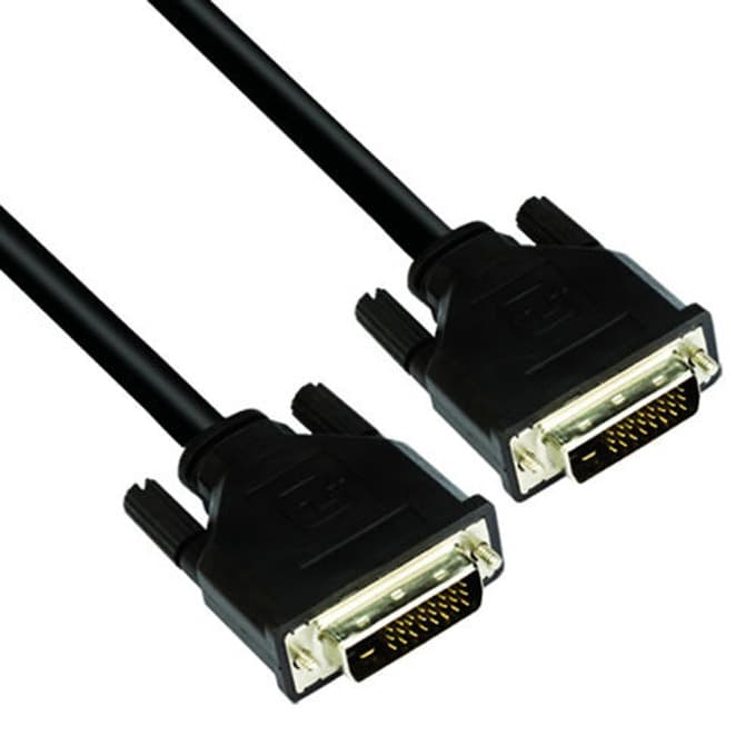 Кабел VCom CG441, DVI 24+1 Dual Link (м) към DVI 24+1 Dual Link (м), 5m
