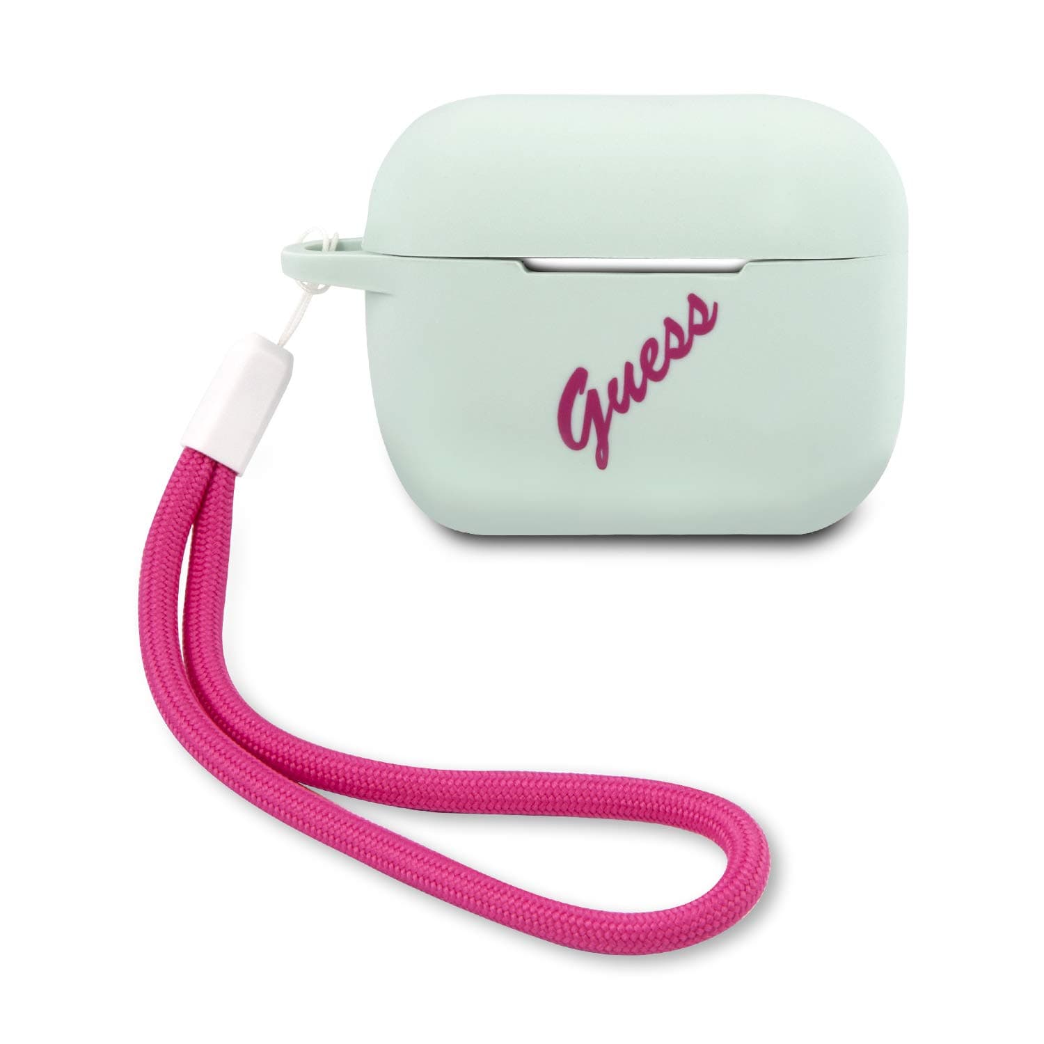 Защитен калъф Guess Vintage Silicone за Apple Airpods Pro, син
