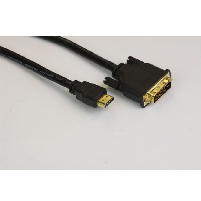 Кабел VCom CG481G, от DVI(м) към HDMI(м), 1.8м, черен