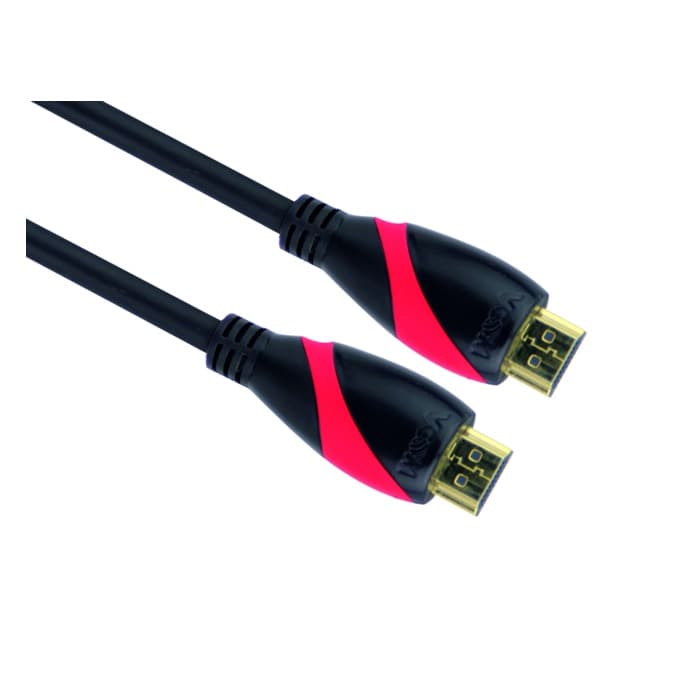Кабел VCom CG525, от HDMI(м) към HDMI(м), 3м, черен, позлатени конектори