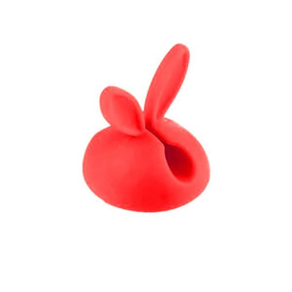 Органайзер за кабели 1 брой - Rabbit Cable Organizer (червен)