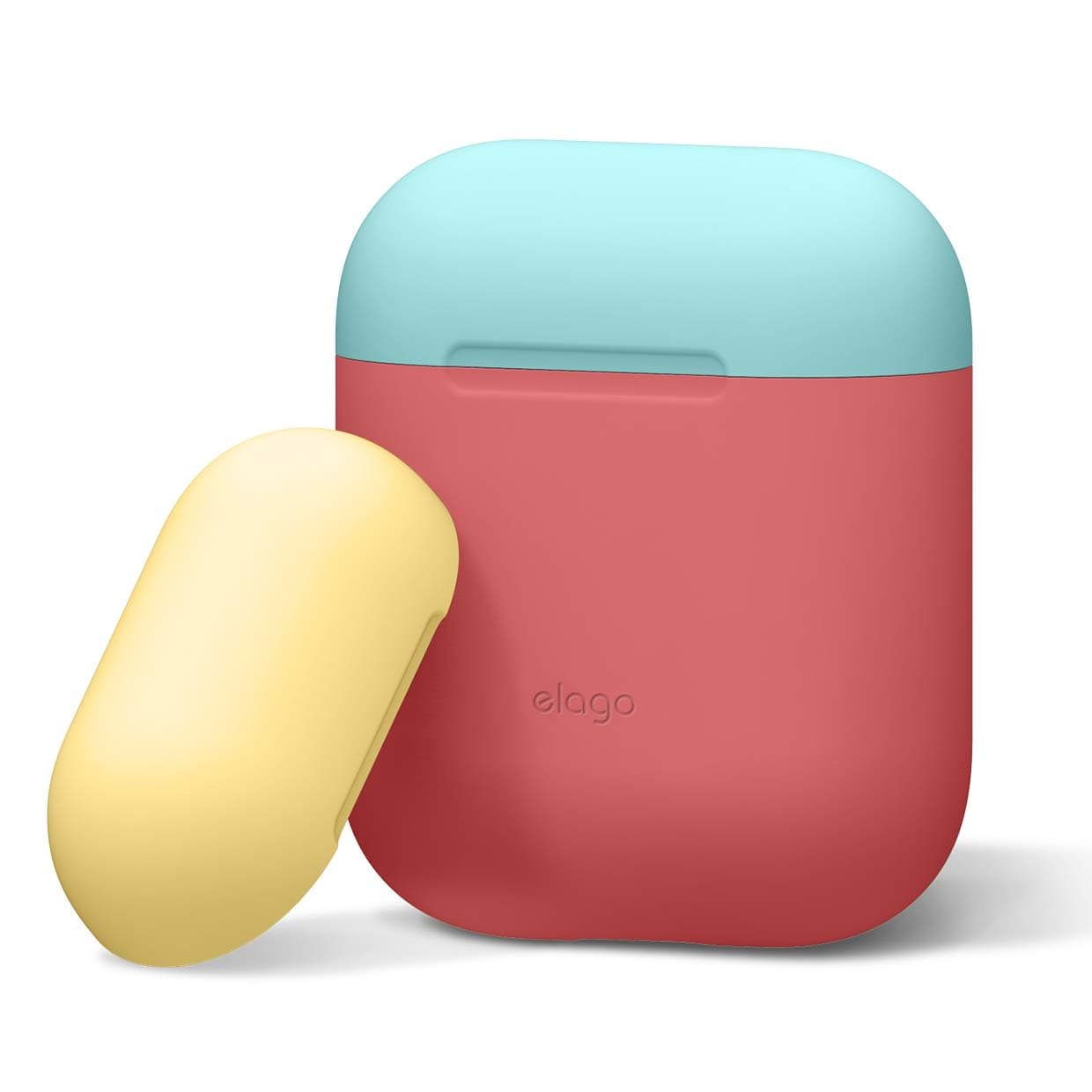 Защитен калъф Elago Duo за Apple Airpods, червен