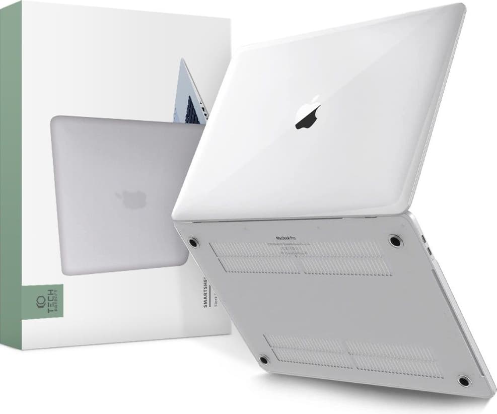 Предпазен кейс за MacBook Pro 14 M1 (2021), MacBook Pro 14 M2 (2023) - Tech-Protect SmartShell Clear Case (прозрачен)