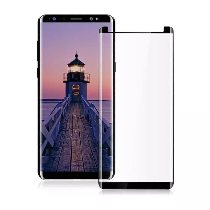 Протектор от закалено стъкло /Tempered Glass/ за Samsung Galaxy S9, Full glue, 0.3mm, Черен