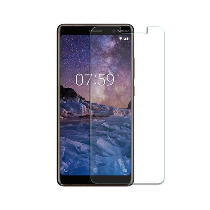 Протектор от закалено стъкло /Tempered Glass/ DeTech за Nokia 7.1 Plus, 0.3mm