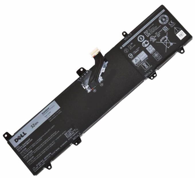 Батерия (оригинална) за лаптоп Dell, съвместима с модели Inspiron 11 3162 3164 3168, 7.6V, 4200mAh