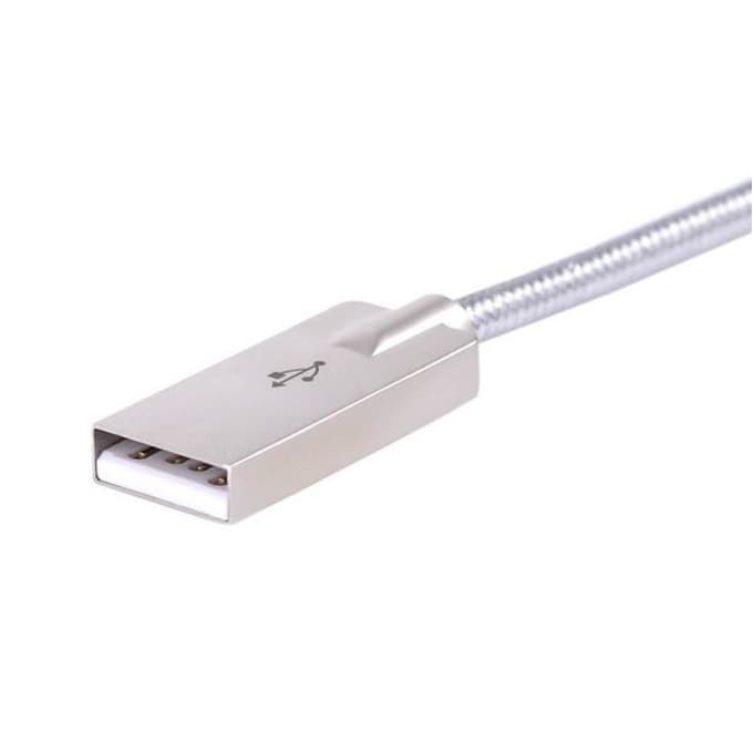 Кабел Devia Vipper, от USB-A(м) към Lightning(м), 1m, сребрист