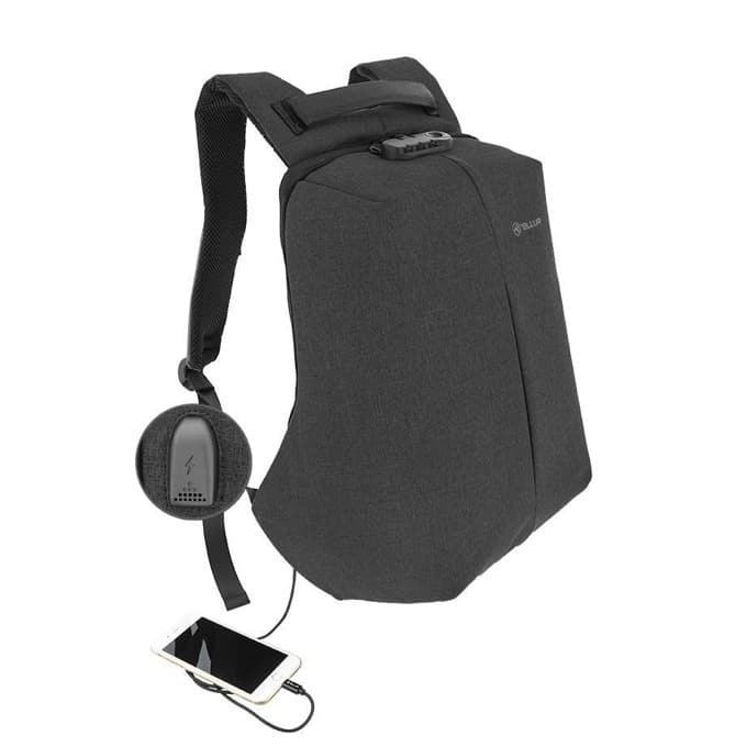Раница за лаптоп Tellur V2, до 15.6" (39.62 cm), водоустойчива, USB порт, черна