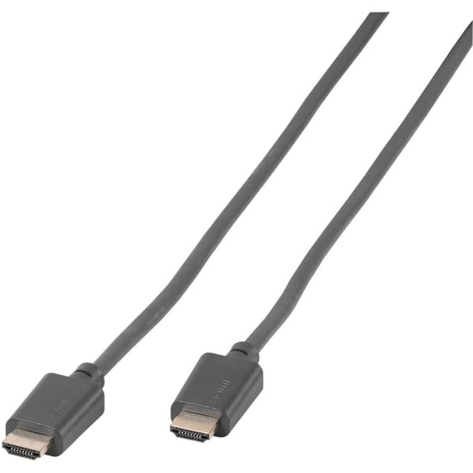 Кабел Vivanco 45524, от HDMI(м) към HDMI(м), 5m, сив