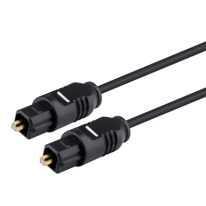 Оптичен кабел (Toslink) SPDIF (м) към SPDIF (м) 1.5m, черен