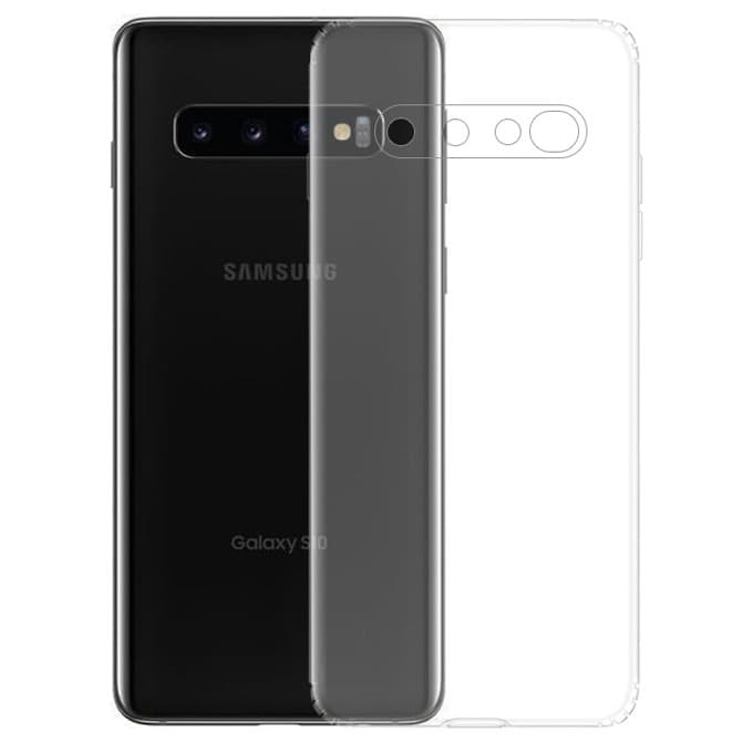 Калъф за Samsung Galaxy S10, силиконов гръб, силикон, прозрачен