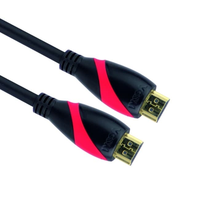 Кабел VCom CG525-v2.0, от HDMI(м) към HDMI(м), 10m, поддръжка на 4K, позлатени конектори, черен