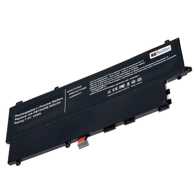 Батерия (заместител) за лаптоп Samsung, съвместима с 530U3 series/ 535U3C series/ NP530V3c series, 6-cell, 7.4V, 5400mAh