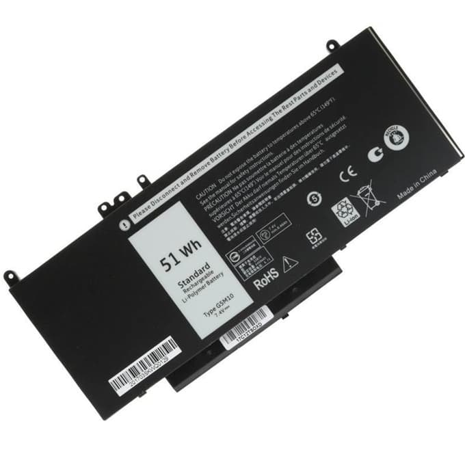 Батерия (заместител) за лаптоп Dell, съвместима с Latitude series, 4-cell, 7.4V