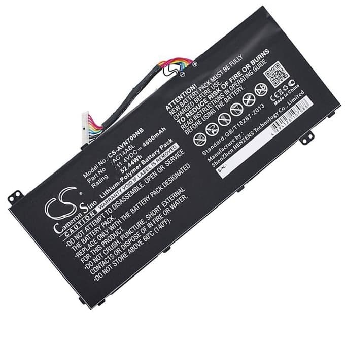 Батерия (заместител) за лаптоп Acer, съвместима с Aspire series, 11.1V, 4605mAh
