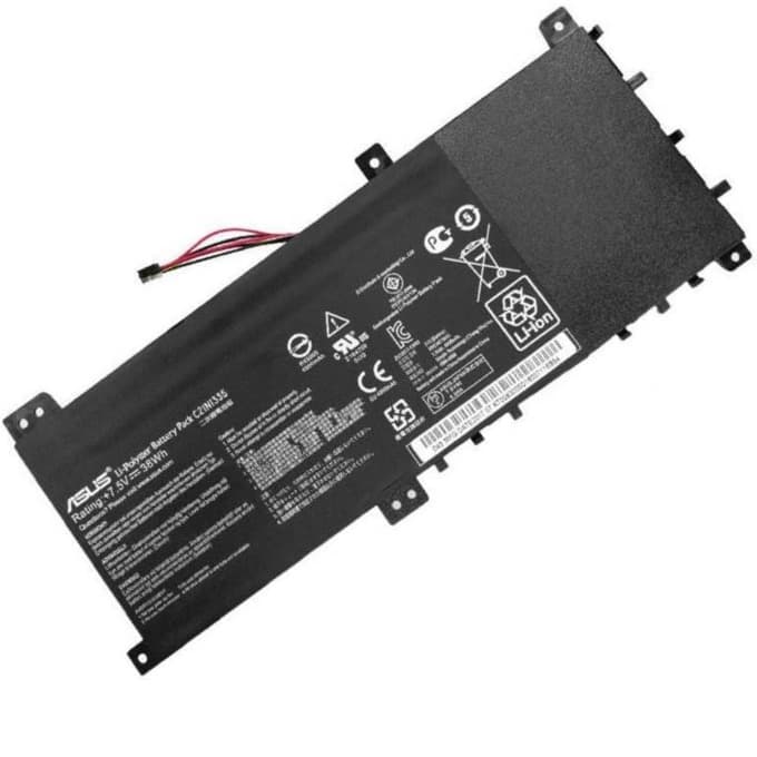 Батерия (оригинална) за лаптоп Asus, съвместима с VivoBook series, 7.6V, 5000mAh