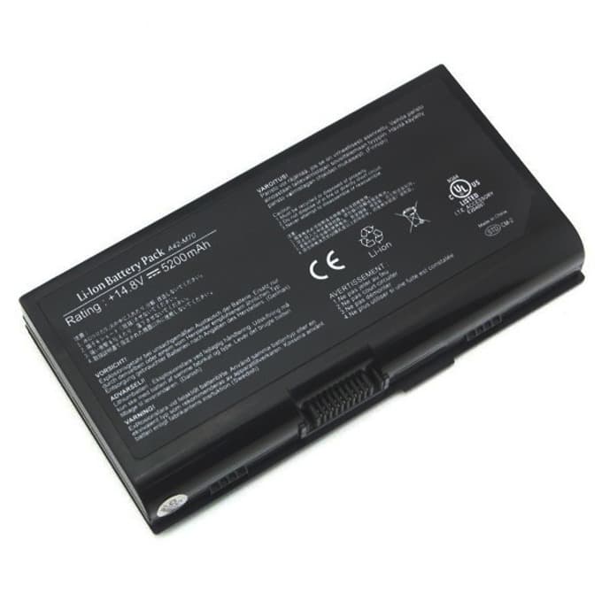 Батерия (заместител) за лаптоп Asus, съвместима с G71 Series/M70 Series/X71 Series, 8-cell, 14.8V, 5200mAh
