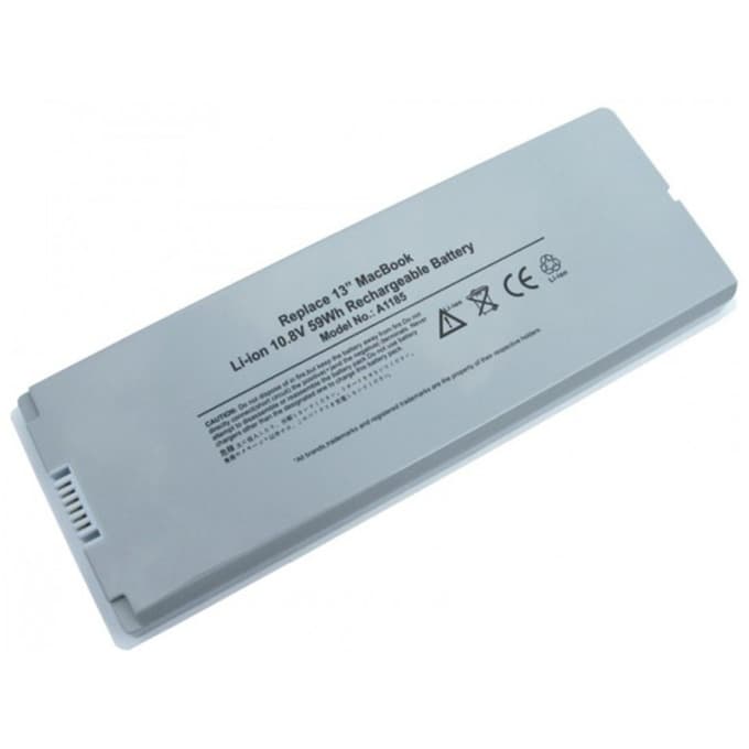 Батерия (заместител) за лаптоп Apple, съвместима с MacBook 13 series, 9-cell, 10.8V, 5400mAh