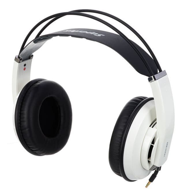 Слушалки Superlux HD 681 EVO, 50мм говорители, 3.5mm жак, сваляеми кабели, бели