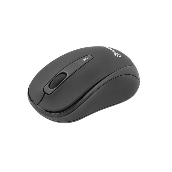 Мишка Tellur Basic Mini TLL491001, безжична (2.4GHz), оптична (1600 dpi), USB, черна