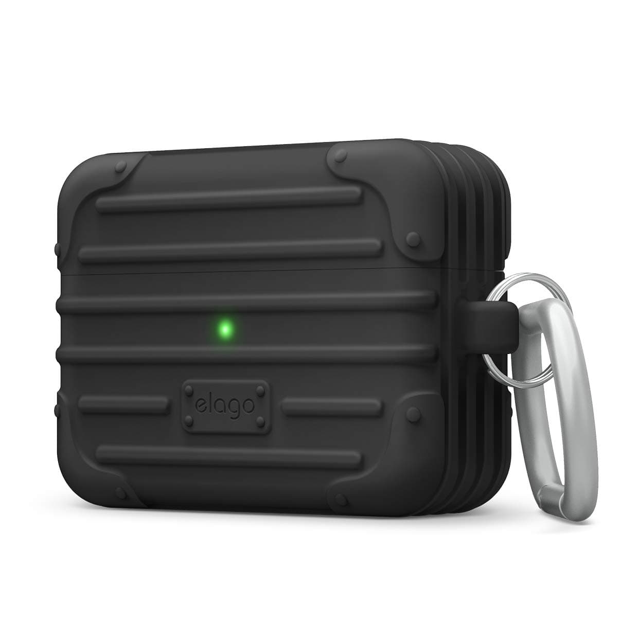 Защитен калъф Elago Suitcase за Apple Airpods Pro, удароустойчив, черен