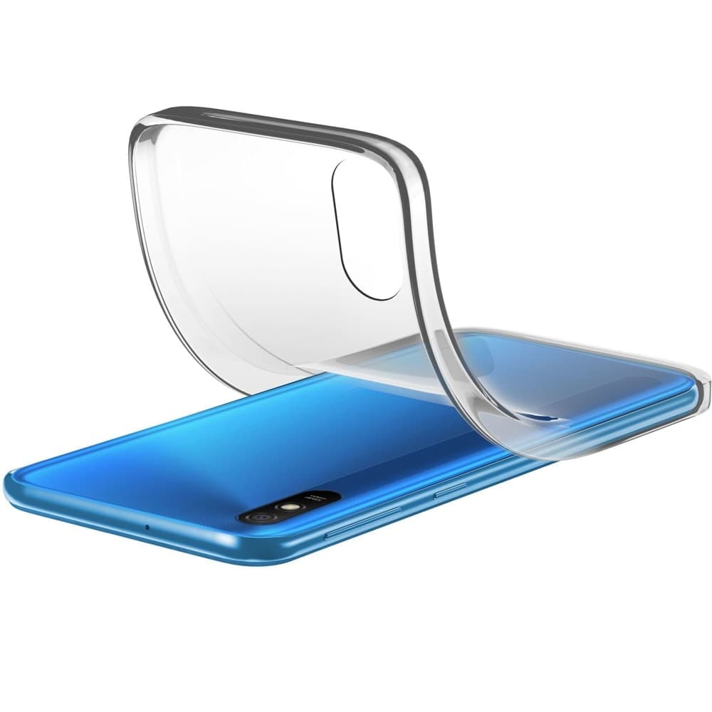 Калъф за Xiaomi Redmi 9A, силиконов, Cellularline Soft, прозрачен