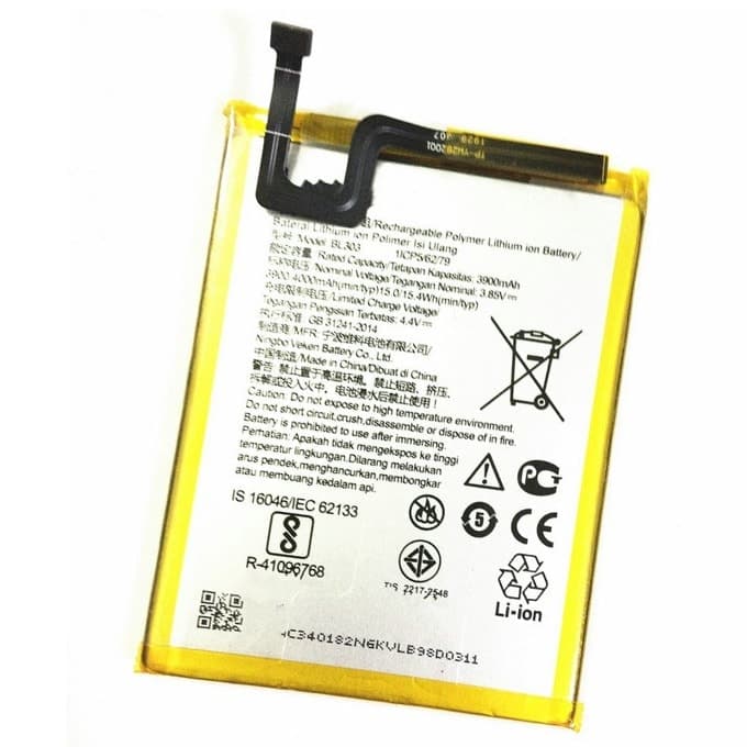Батерия (оригинална) Lenovo BL303 за Lenovo A6 Note, 3900mAh/3.85V