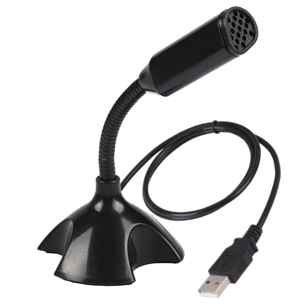 Микрофон D901U 58651, USB, за компютър, черен