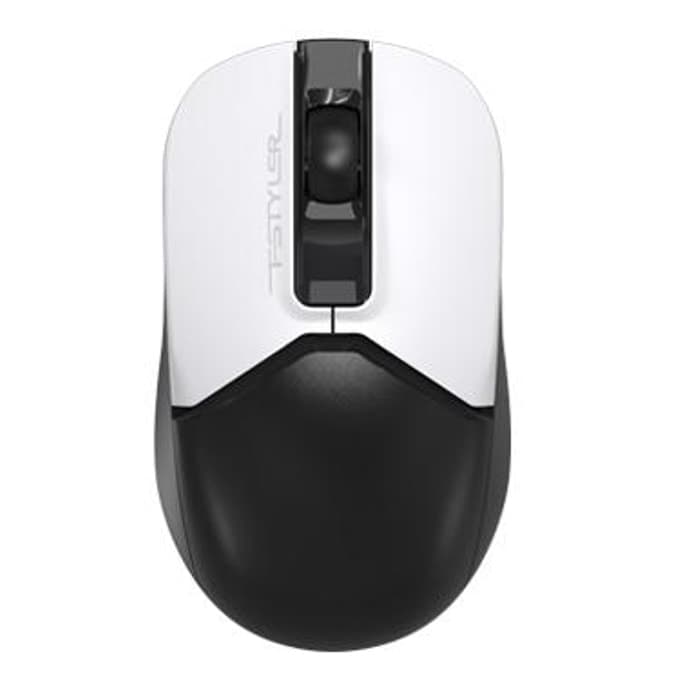 Мишка A4Tech FG12S Fstyler, оптична (1200 dpi), безжична, USB, черна/бяла