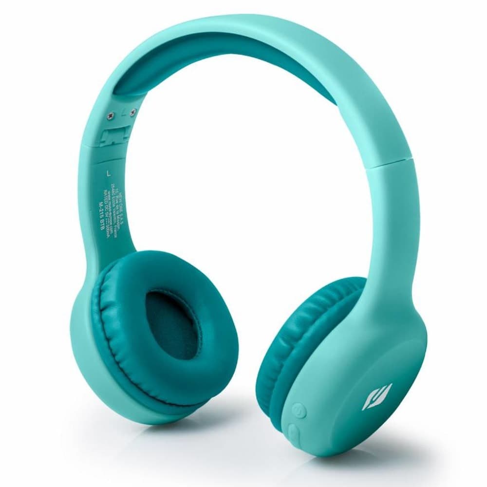 Слушалки Muse M-215 BTB, детски, безжични/жични, Bluetooth 5.0, AUX, сини