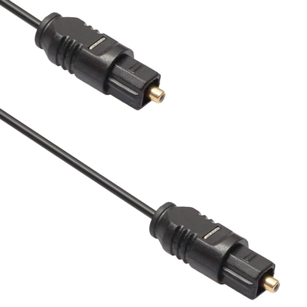 Оптичен кабел DeTech 18357, от Toslink(м) към Toslink(м), 10m, черен