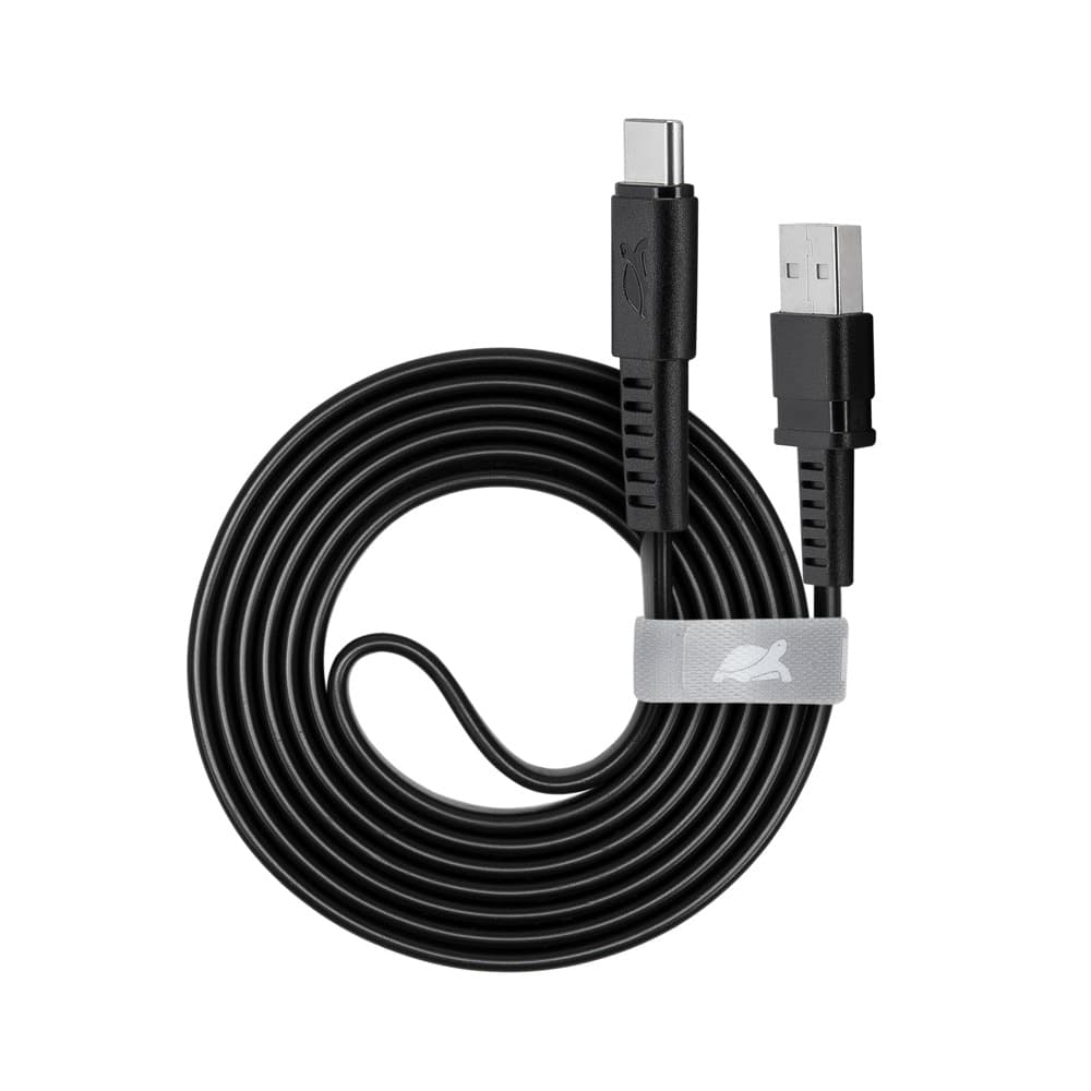 Кабел Rivacase PS6002BK12, от USB A(м) към USB C(м), 1.2m, черен