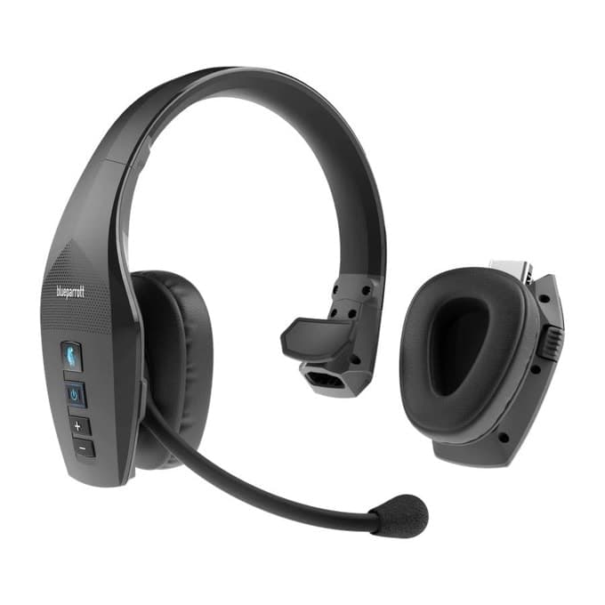 Bluetooth слушалка Jabra BlueParrott S650-XT, микрофон, до 36 часа време за разговори, Bluetooth 5.1, 3.5 mm jack, черен