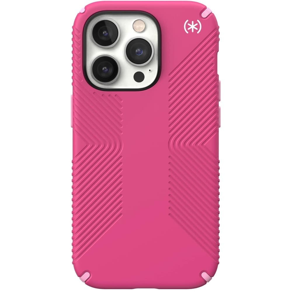 Калъф за Apple iPhone 14 Pro, Speck Presidio 2 Grip, MagSafe, антимикробно покритие, розов