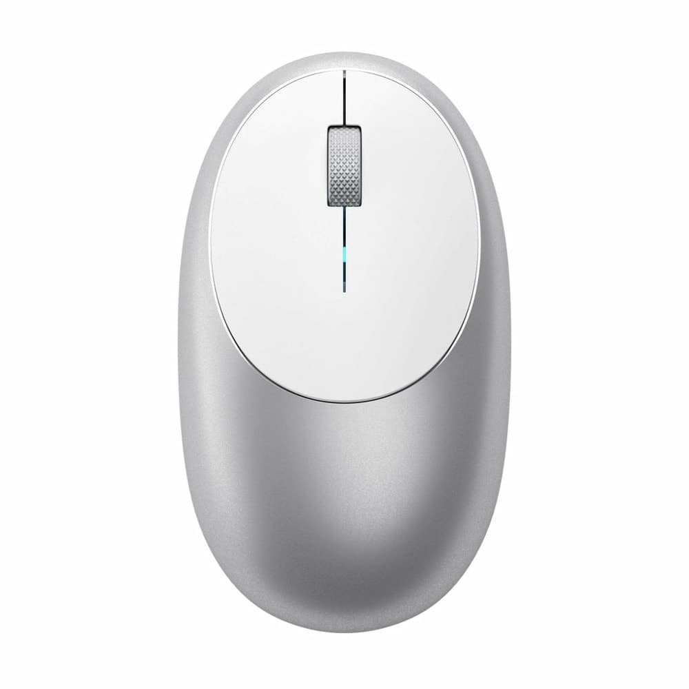 Мишка Satechi M1, оптична, безжична, Bluetooth, USB, сребриста