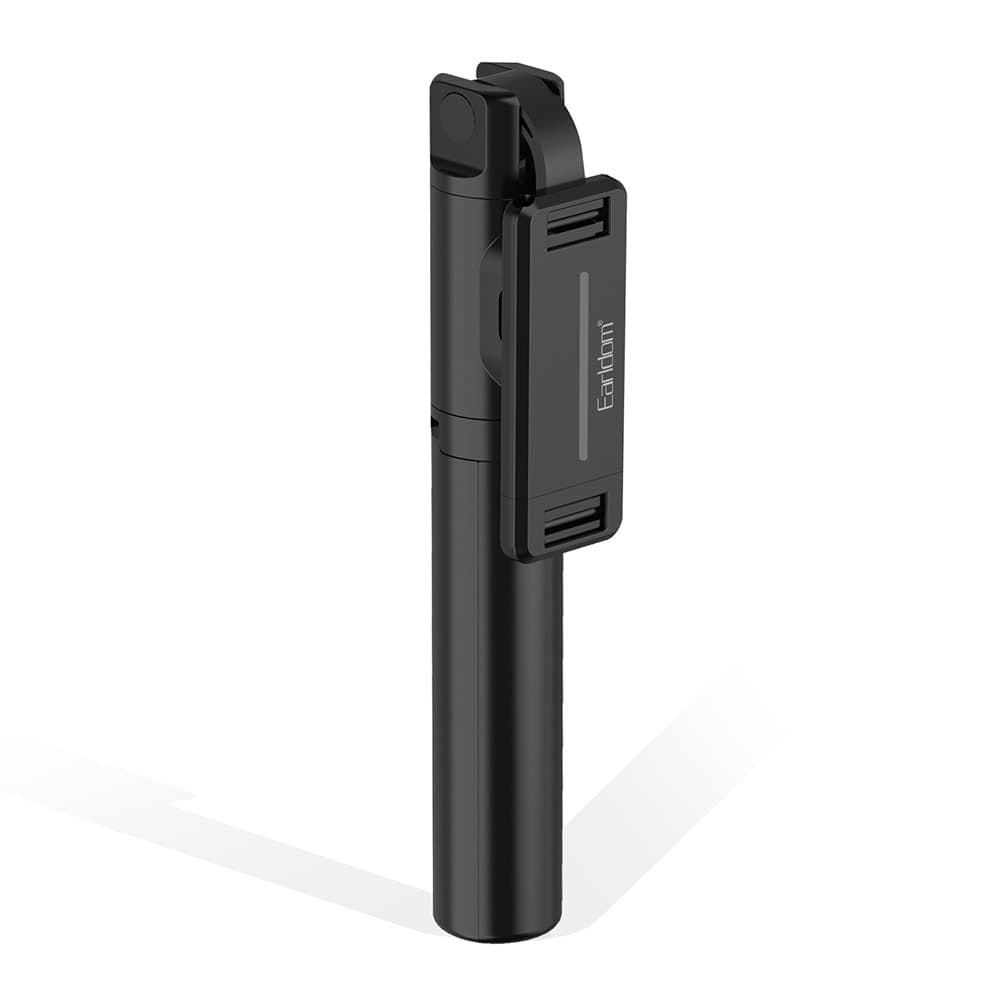 Селфи стик Earldom ET-ZP23, за смартфони от 4.5" - 7" cm, Bluetooth, телескопична дръжка удължаваща се до 75 см, черен