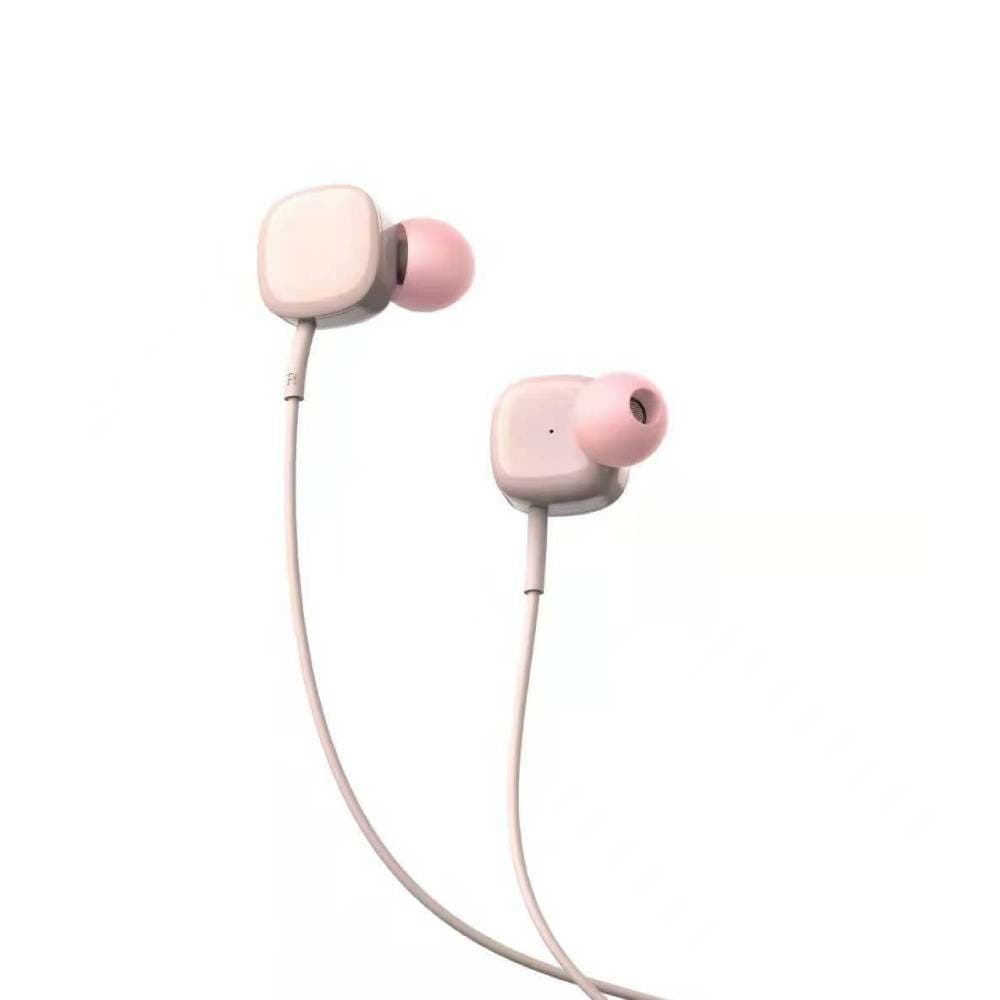 Слушалки Tellur Sigma Pink, микрофон, тип "тапи", AUX, розови