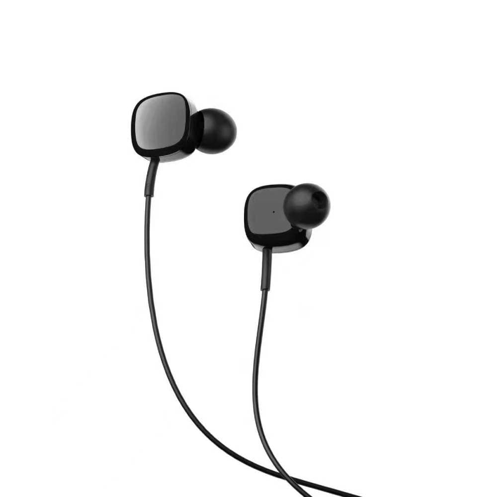 Слушалки Tellur Sigma Black, микрофон, тип "тапи", AUX, черни