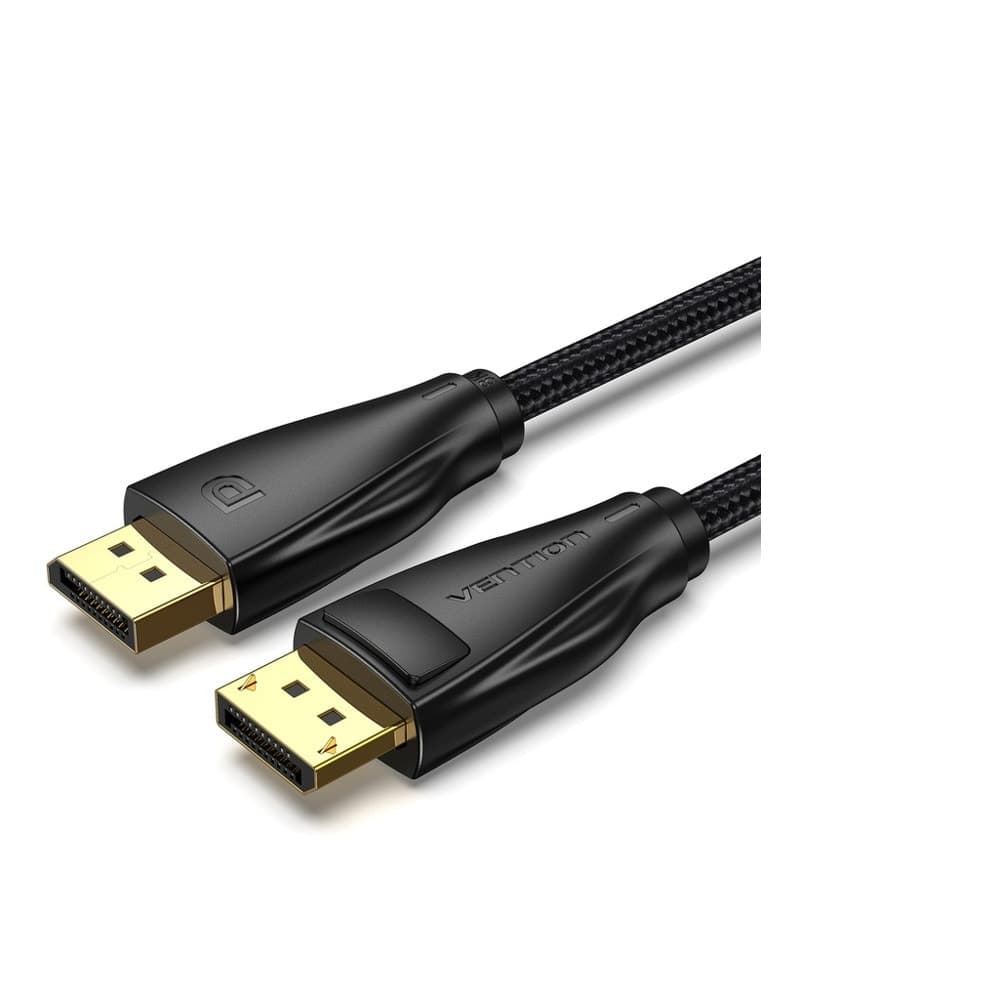 Кабел Vention HCCBF, от DisplayPort(м) към DisplayPort(м), 1.5m, черен
