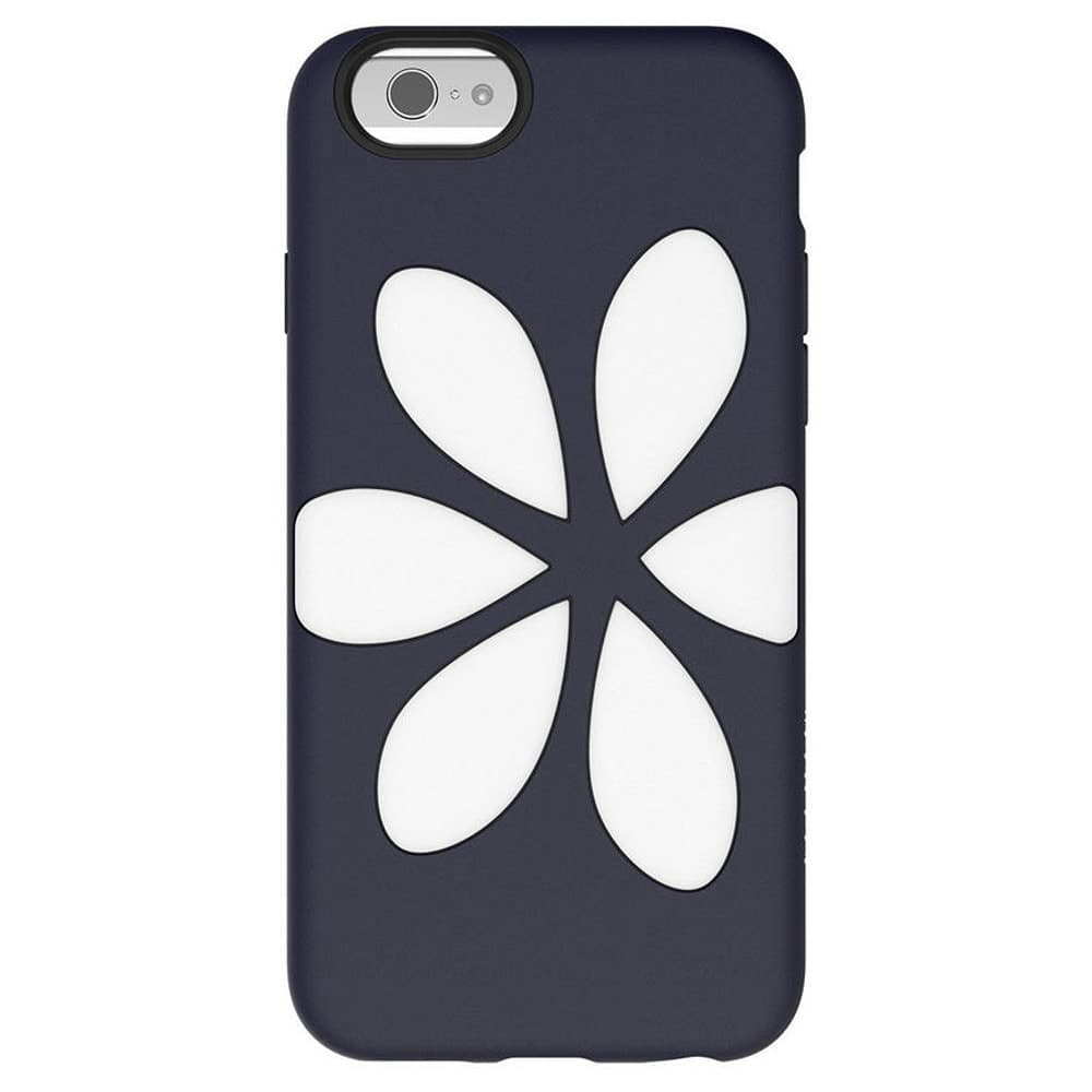 Калъф за Apple iPhone 6/6s, страничен протектор с гръб, поликарбонат, Agent18 FlowerVest, син