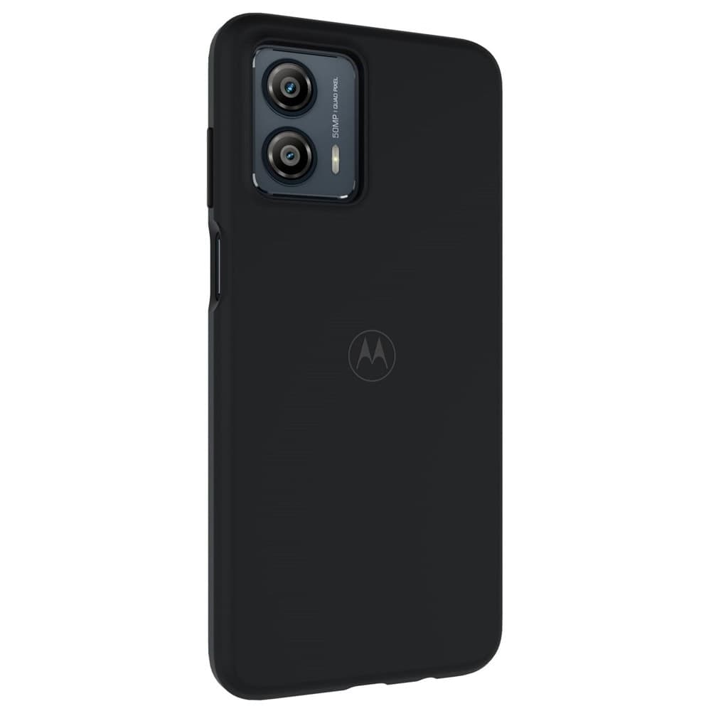 Калъф за Motorola Moto G53 5G, силиконов, Motorola G53-5G-SC-SFT-BK, удароустойчив, черен