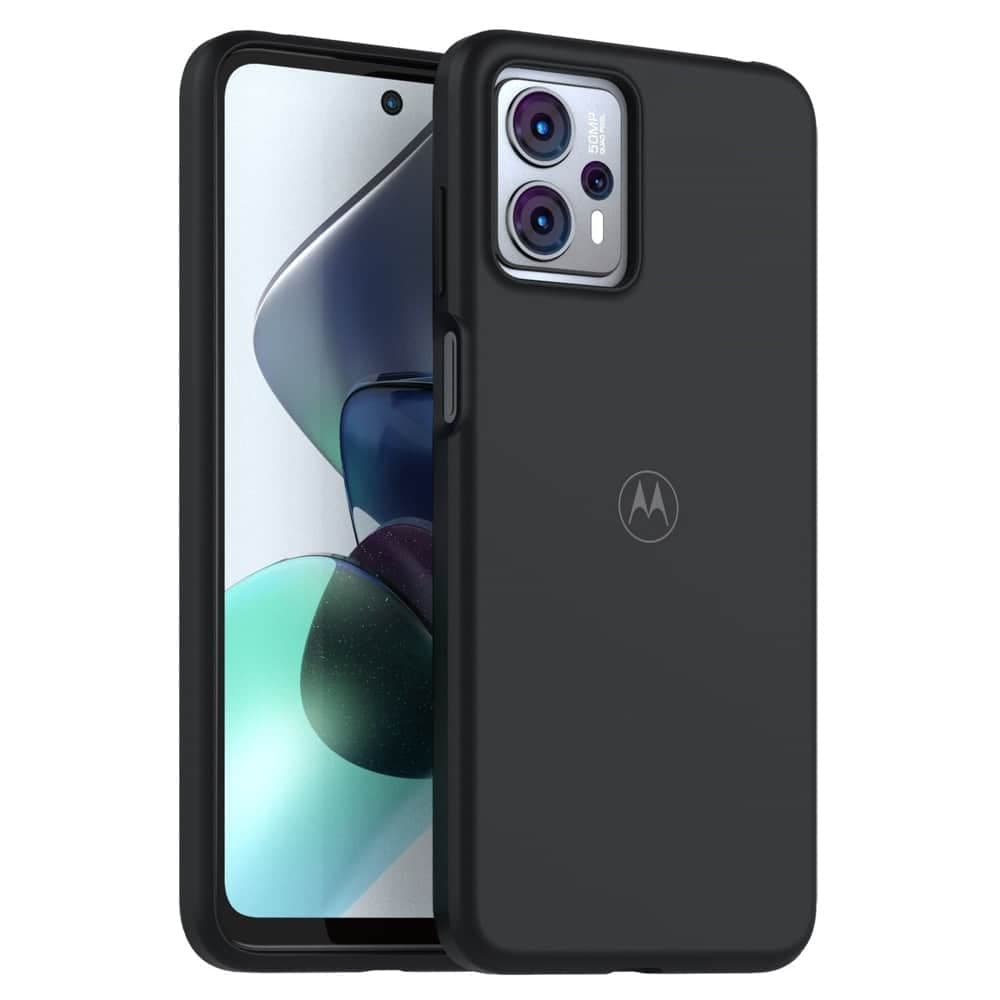 Калъф за Motorola Moto G13, силиконов, Motorola G13-SC-SFT-BK, удароустойчив, черен