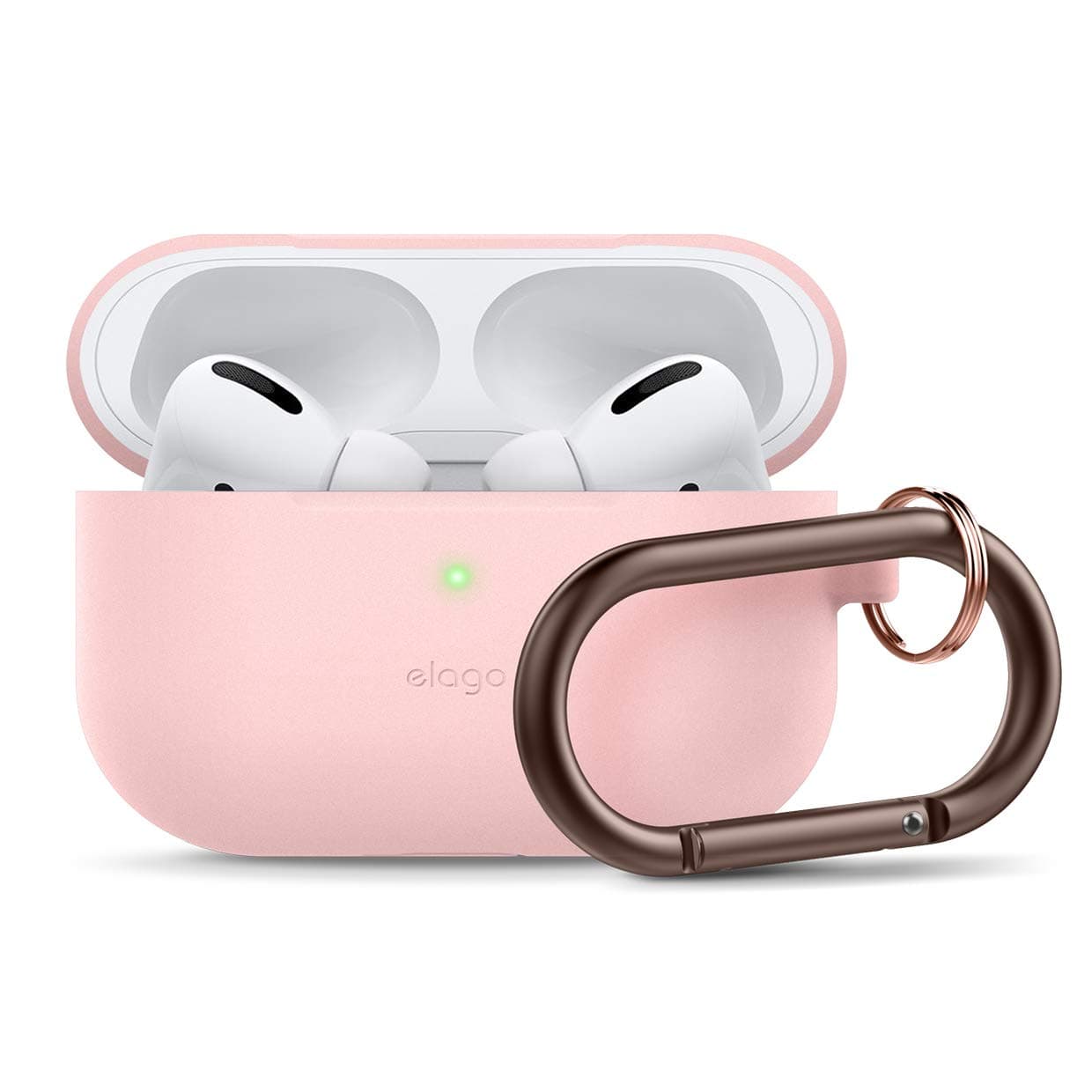 Защитен калъф Elago Slim Hang Silicone Case за Apple Airpods Pro, розов