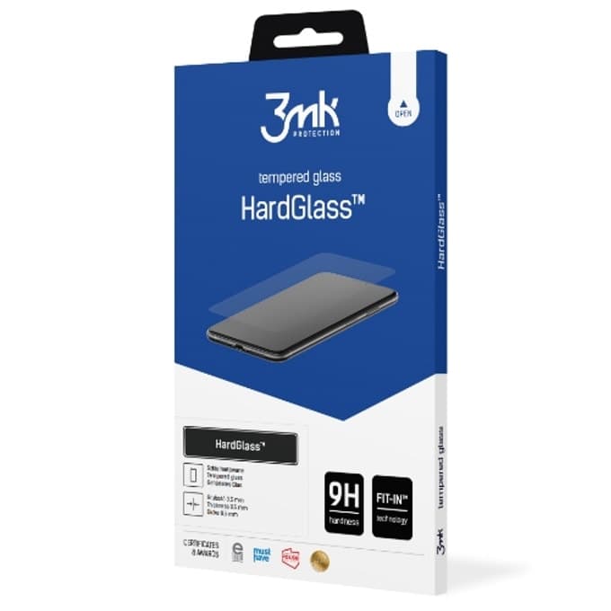 Протектор от закалено стъкло /Tempered Glass/ 3MK HardGlass за Apple iPhone 14 Pro, 9H твърдост