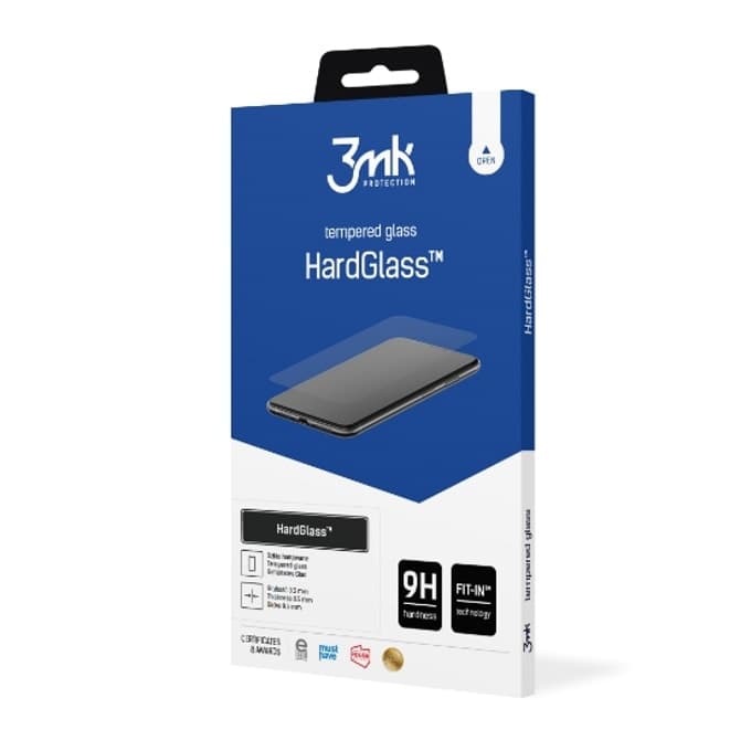Протектор от закалено стъкло /Tempered Glass/ 3MK HardGlass за Apple iPhone 15 Plus, 9H твърдост