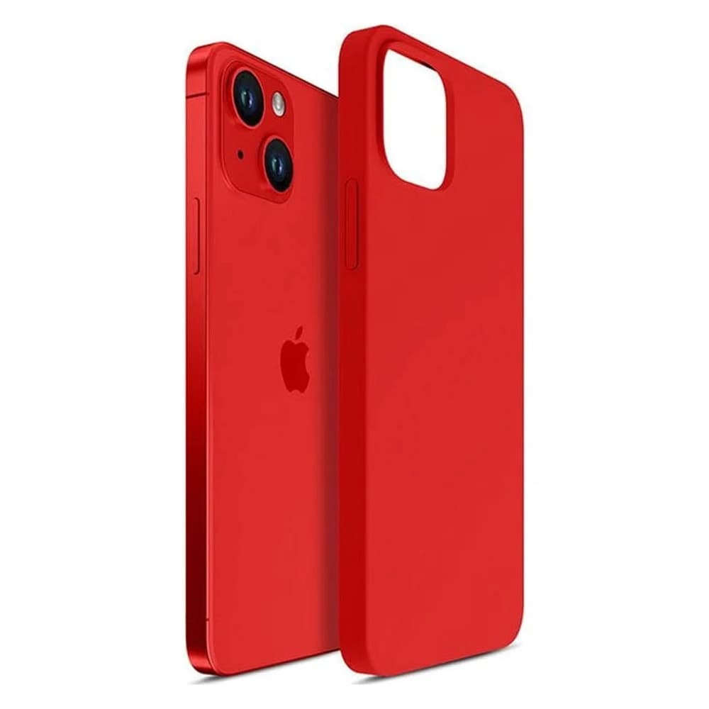 Калъф за Apple iPhone 14 Plus, силиконов, 3MK Hardy Case, червен