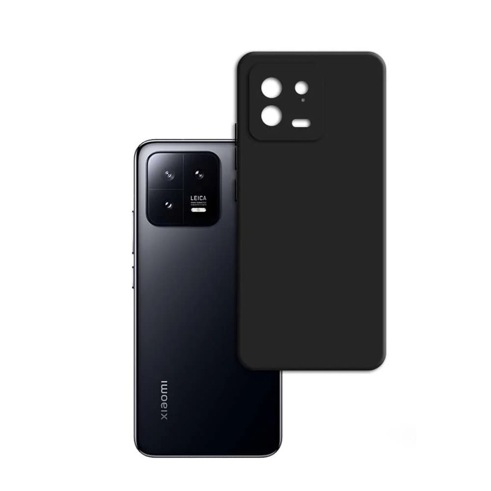 Калъф за Xiaomi 13 Pro, термополиуретанов, 3MK Matt Case, удароустойчив, черен