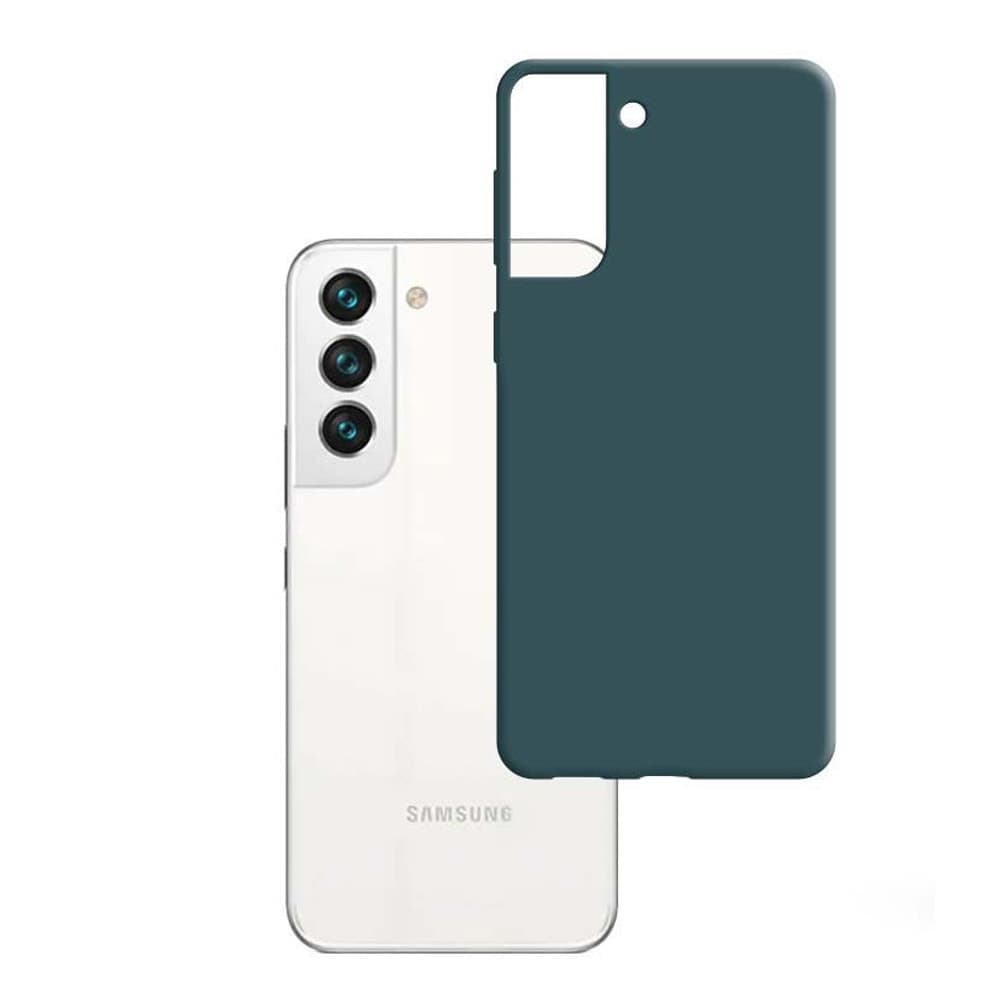 Калъф за Samsung Galaxy S23, термополиуретанов, 3MK Matt Case, удароустойчив, зелен